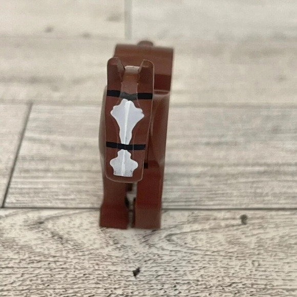 LEGO Brown Horse Minifigure w/ Movable Legs Black Bridle LOTR Western Farm - Picture 3 of 6